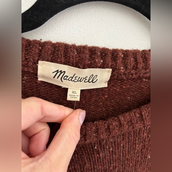 Madewell Donegal Merino Wool Alpaca Crewneck Sweater NWT - Picture 7 of 10